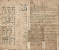 Budapest 1882. "Magyar szent korona országainak vörös-kereszt egylete" Kisorsolási kötvény...