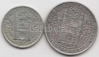 India / Hyderabad 1943. 2A Ag + 4A Ag T:2-
India / Hyderabad 1943. 2 Annas Ag + 4 Annas Ag T:VF