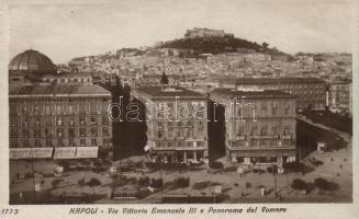 Naples Napoli; Via Vittorio Emanuele III, Vomero (small tear)