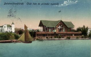 Balatonfüred-fürdő Club ház és prímási nyaraló