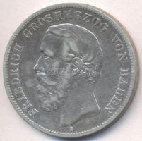 Német Államok / Baden 1875G 15 Ag "I. Frigyes nagyherceg" (27.3g) T:2-,3
German States / B...