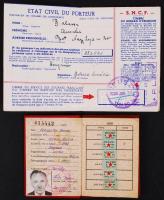 1916-1950 7 db érdekes igazolvány