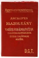 1930 Kedvezményes vasúti igazolvány DDSG alkalmazott részére
