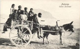 Palermo Sicilian cart, folklore