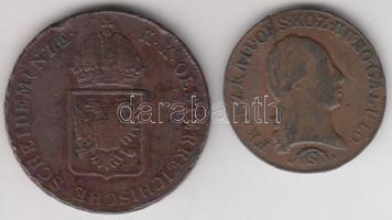 1812S 1/2Kr + 1816G 1Kr T:2-,3