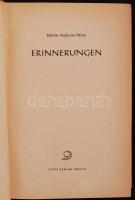Nexö, Martin Andersen: Erinnerungen. Berlin, 1948, Dietz. Kiadói papírkötésben, jó állapotú, dedikál...