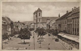 Gyöngyös, Hanisz Imre tér, Grand Hotel, cukrászda