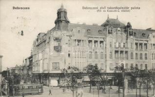 Debrecen, első takarékpénztár palota, Fő- és Kossuth utca (EK)