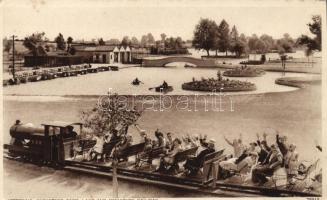 Kettering, Wicksteed park, lake, miniature railway