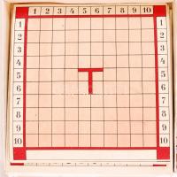 Cca 1930 Hat játék, társasjátékok, teljes, játszható állapotban, doboza enyhén sérült, 28×28 cm