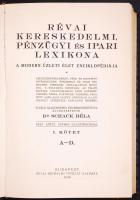 Dr. Schack Béla: Révai kereskedelmi, pénzügyi és ipari lexikona I-IV. Budapest 1930. Révai Irodalmi ...