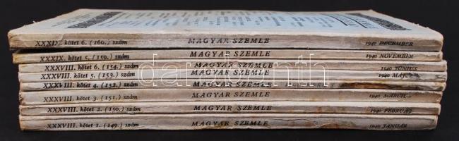 1940 8 db Magyar Szemle, háborús számok