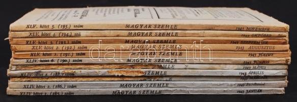 1943 8 db Magyar Szemle, háborús számok