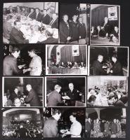 1970 20 éves a Hírlapszolgálat 32 db 18x24 cm-es fotó prominens személyekkel