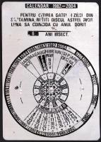 1982 2004.-ig szóló mechanikus kártyanaptár