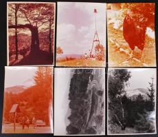 cca 1960 15 db 18x24 cm-es fotó az Egyesült Izzó fotószakkörből