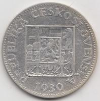 Csehszlovákia 1930. 10K Ag T:2-
Czechoslovakia 1930. 10 Korun Ag C:VF