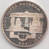 Németország 1993F 10M Ag "1000 éves Potsdam" T:PP
Germany 1993F 10 Mark Ag "1000th An...