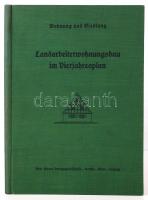 Boruttau, Horst: Landarbeiterwohnungsbau im Vierjahresplan. Planung und Gestaltung der Bauten. Bearb. im Reichsarbeitsministerium von - -. Berlin - Wien - Leipzig, 1939, Otto Elsner. Kiadói egészvászon kötésben, gazdag kép- és ábraanyaggal, jó állapotú / Linen binding, richly illustrated, good condition