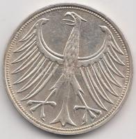 NSZK 1972F 5M Ag T:2
GFR 1972F 5 Mark Ag C:XF