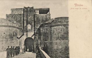 Rhodes, castle gate