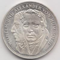 NSZK 1967F 5M Ag "Wilhelm és Alexander von Humboldt" T:1-
GFR 1967F 5 Mark Ag "Wilhel...