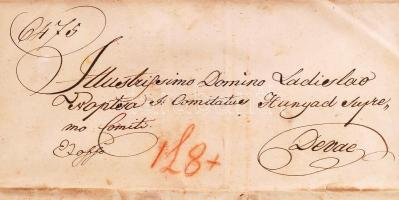 1839 Ex offo levél Nádasdy Mihály gróf az udvari kamara elnöke saját kezű aláírásával, Nopcsa László...