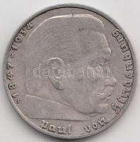 Német 3. Birodalom 1937F 2M Ag "Hindenburg" T:2-,3
German Third Reich 1937F 2 Marks Ag &qu...