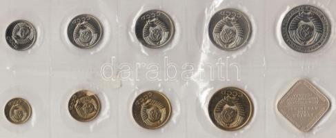 Szovjetunió 1986. 1k-1R 9db-os forgalmi sor + 1db emlékérem laminált fóliatokban T:1
Soviet Union 19...