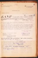 cca 1950 Kommunista kordokumentumok: Káder személyi anyaga, személyi jelentés
