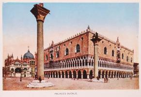 cca 1910 Ricordo di Venezia, képes leporelló, fűzve / 
Leporello