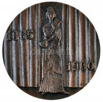 Bognár György (1944-) 1990. "125 éves a Színház és Filmművészeti Főiskola" Br emlékérem (8...