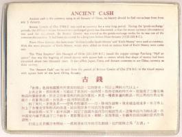 Kína 10db klf cash 1600-as évektől 1911-ig kínai csomagolásban T:vegyes
China 10pcs of different cas...