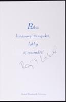 1995 Ifj. Rajk László (SZDSZ) aláírása karácsonyi üdvözlőlapon