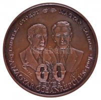 Bozó Gyula (1913-2004) 1991. "60 éves a Magyar Óceánrepülés" Br emlékérem T:1 + Nagy Istvá...