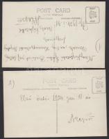 1924 Harangöntés és 3 harangot ábrázoló fotó és fotólap rajtuk Bangha Béla Imádság a magyarok nagyas...