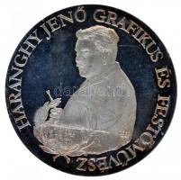 Bozó Gyua (1913-2004) 1994. "Haranghy Jenő születésének 100. évfordulójára" ezüstözött fém...