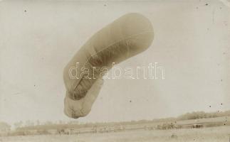 1916 Megfigyelő katonai léggömb Kelet Galíciában / Scouting Zeppelin in Galicia, photo