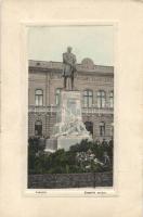 Losonc leányiskola, Kossuth szobor / girl school, statue