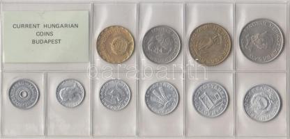 1983. 2f-20Ft 10db klf érmés forgalmi sor fóliatokban T:1