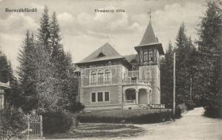 Borszékfürdő, Villa Urmánczy, Divald & Monostory