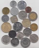 20db vegyes fémpénz különböző országokból T:vegyes
20 pcs of mixed world coins C:mixed