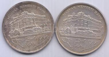 1992-1993. 200Ft Ag "MNB" (2x) T:2-