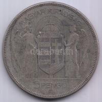 1930. 5P Ag "Horthy-jobbra" T:3
