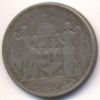 1930. 5P Ag "Horthy-jobbra" T:3