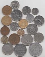 20db vegyes fémpénz különböző országokból T:vegyes 20 pcs of mixed world coins C:mixed