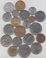 20db vegyes fémpénz különböző országokból T:vegyes 20 pcs of mixed world coins C:mixed