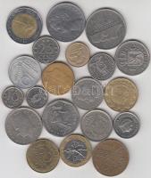 20db vegyes fémpénz különböző országokból T:vegyes 20 pcs of mixed world coins C:mixed