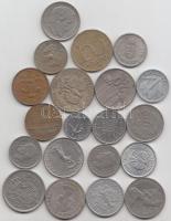 20db vegyes fémpénz különböző országokból T:vegyes 20 pcs of mixed world coins C:mixed