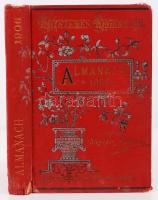 Egyetemes Regénytár: Almanach 1906. Szerk. Mikszáth Kálmán. Bp., 1906, Singer és Wolfner. Gottermayer-féle kiadói, aranyozott, dombornyomott egészvászon kötésben, kopottas állapotú